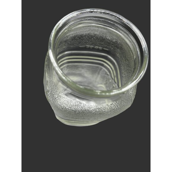 Vintage Hazel Atlas Juice / Milk Jug Vase Square Pressed Glass - Picture 5 of 12